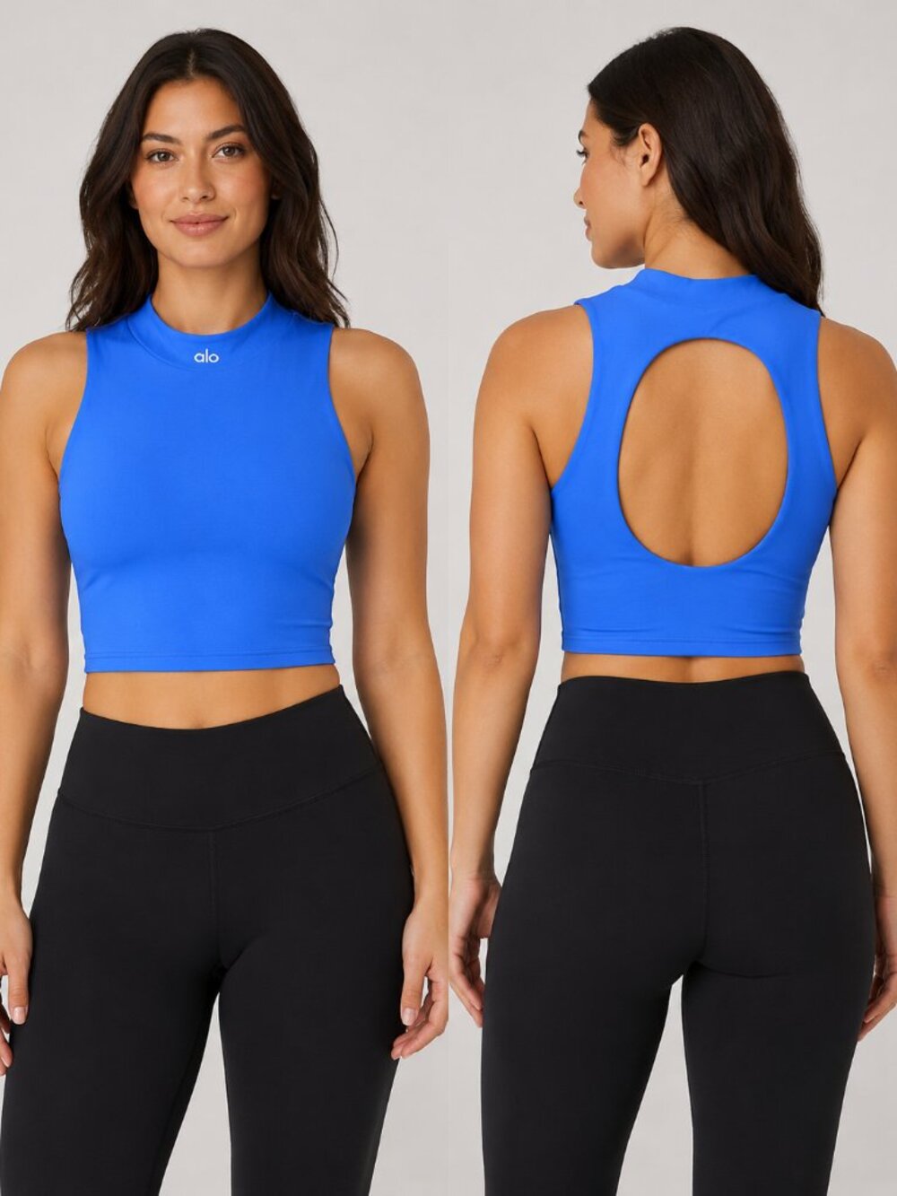 Alo Yoga Airlift Fuse Bra Tank – ALO Blue / Electric Blue – Size Large